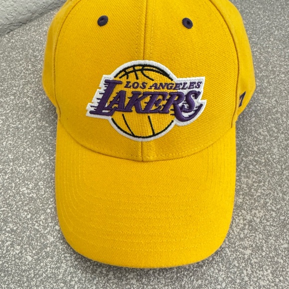 47 Other - Los Angeles Lakers Basketball 47 Brand‎ NBA Unisex Hat Curved Bill Strap Yellow